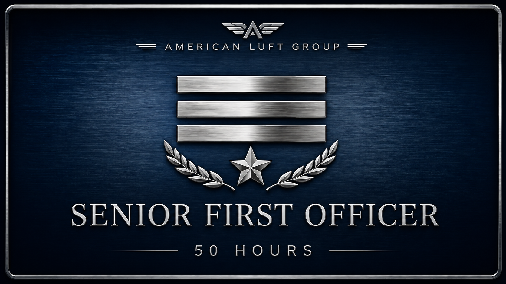 Senior First Officer rank insignia